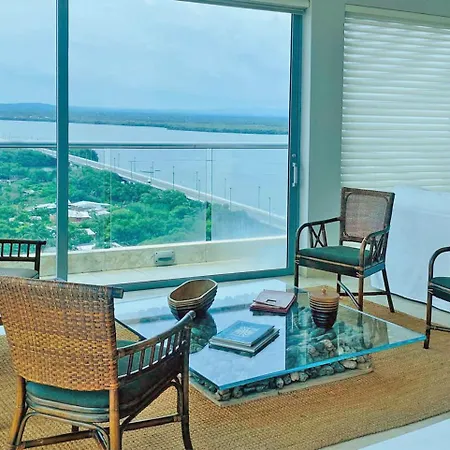 De Lujo Con Vista En Hotel, Salida A Playa Y Amenities Premium Cartagena
